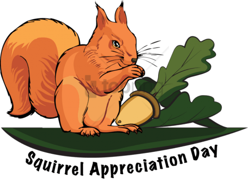Information And Clip Art For Squirrel Appreciation - Squirrel Appreciation Day 2017 (640x465), Png Download