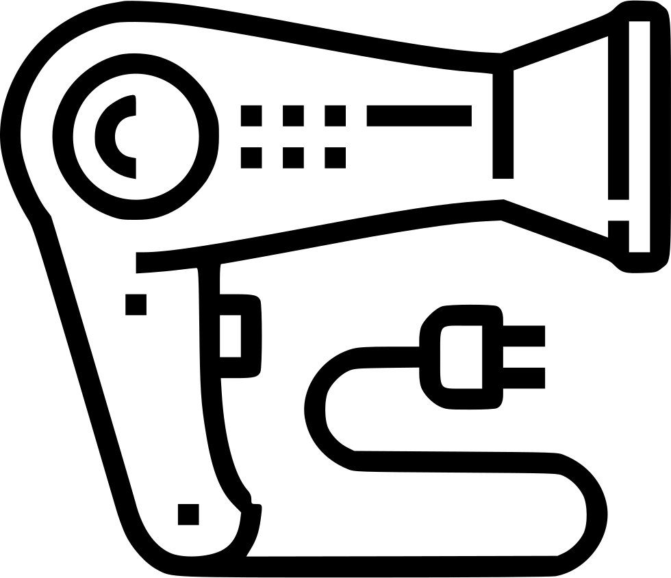 Blow Dryer - - Icon (980x844), Png Download