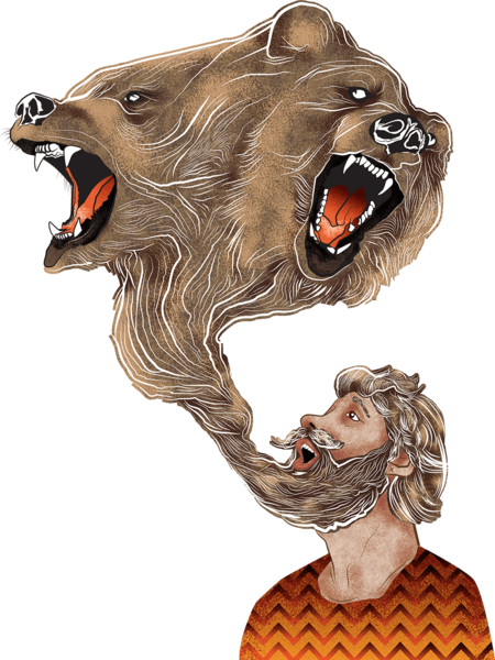 Bearface Lager - Drygate Bearface (450x600), Png Download