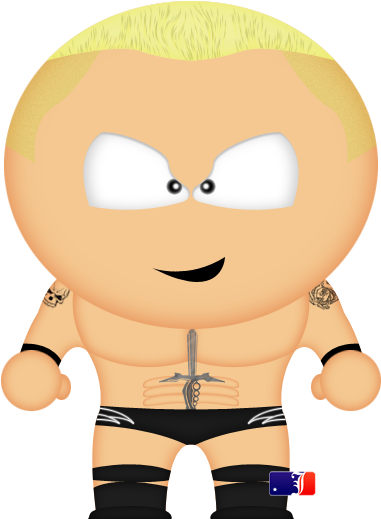 Brock Lesnar By Spwcol Clipartlook - Brock Lesnar Cartoon Png (390x530), Png Download