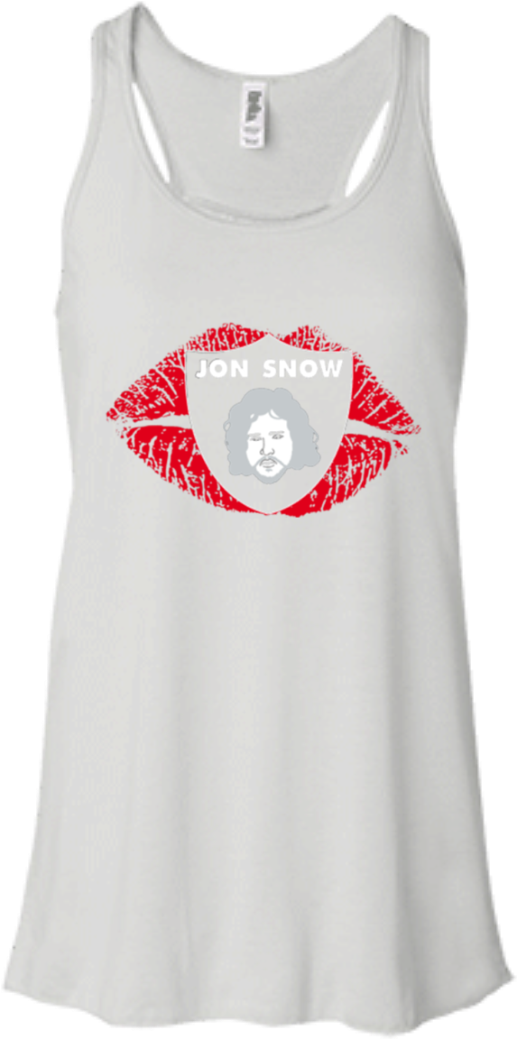 Game Of Throne Shirts Lip Jon Snow Hoodies Sweatshirts - Beauty And The Beast Shirts Beauty Owy Racerback Tank (1155x1155), Png Download