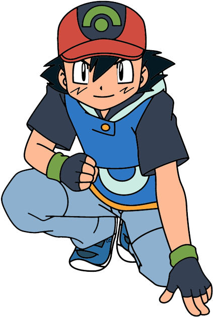 Pokemon Clip Art - Pokemon Advanced Challenge Ash (430x636), Png Download