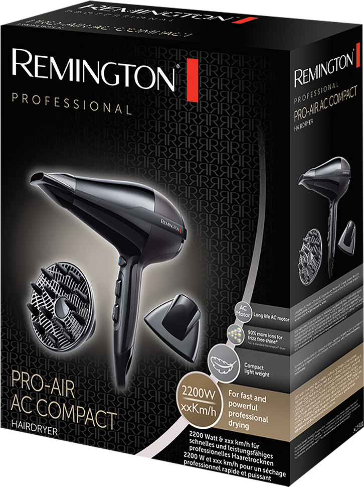 Remington Ac5911 Pro Air Ac Compact Hair Dryer (1000x1000), Png Download