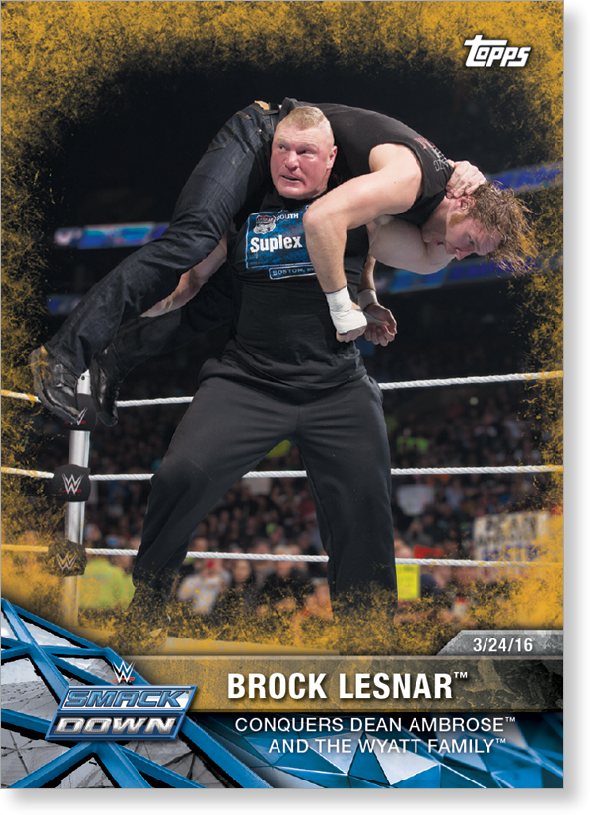 Brock Lesnar 2017 Wwe Road To Wrestlemania Base Cards - Wwe Road To Wrestlemania Trading Cards (2000x2000), Png Download