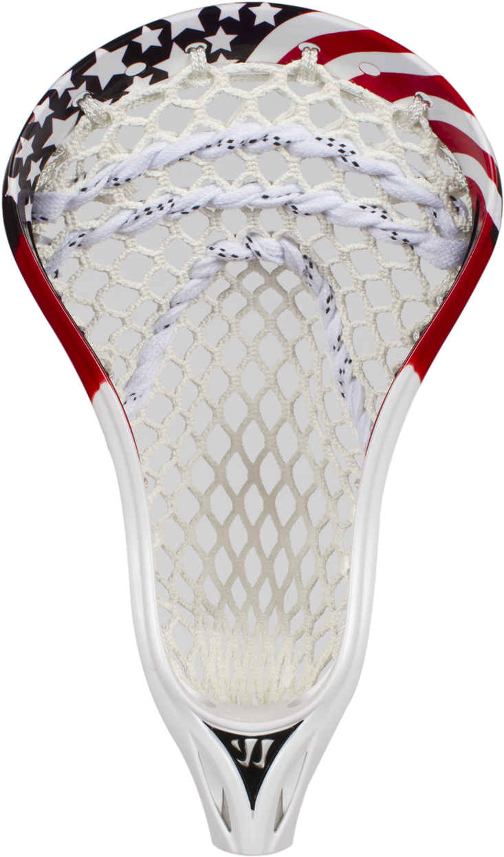 Lacrosse Unlimited Exclusive Dyed Head - American Flag Lacrosse Head (800x1313), Png Download