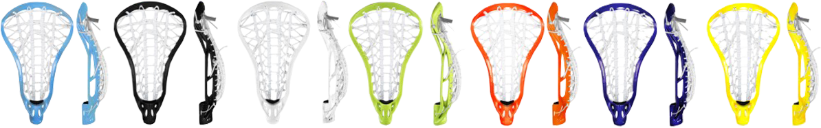 Harrow Ultralight Lacrosse Head - Harrow Blue Lacrosse Ultralight Strung & Unstrung (1233x350), Png Download