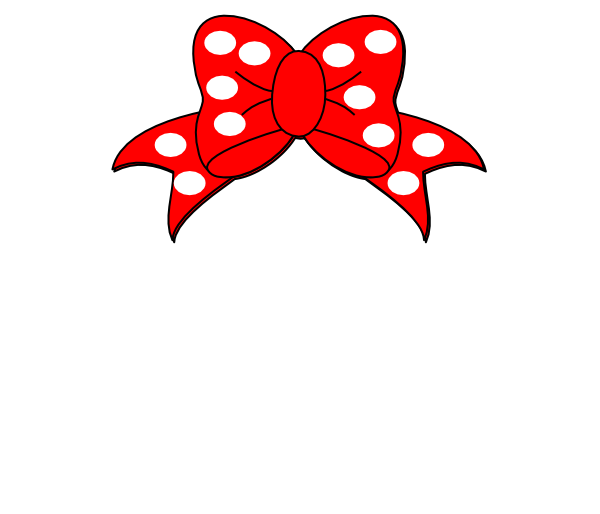 Minnie Mouse Ear Clip Art Clipart Panda - Baby Minnie Mouse Png (600x514), Png Download