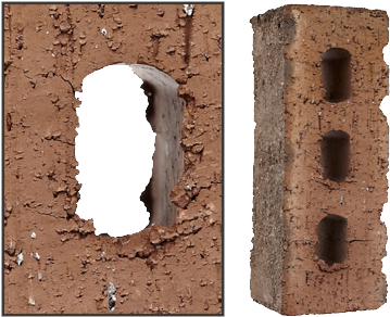 Queen Triangle Brick - Brick (420x320), Png Download