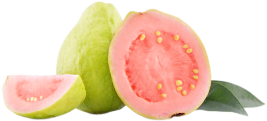 World's Best Guava - Half Guava (549x249), Png Download