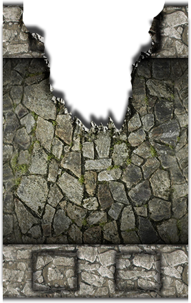 Some More Broken Mods - Stone Wall (278x440), Png Download