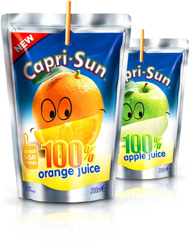 Capri Sun Png Image Free Library - Capri Sun Juice Png (380x484), Png Download