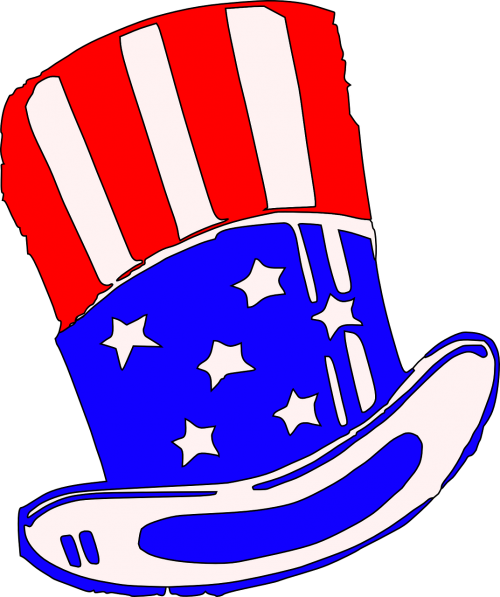 Topper,uncle Sam,united - Yankee Doodle Dandy Hat (500x597), Png Download