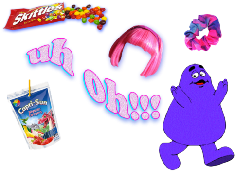 Justgirlythings - Grimace T Shirt (500x363), Png Download