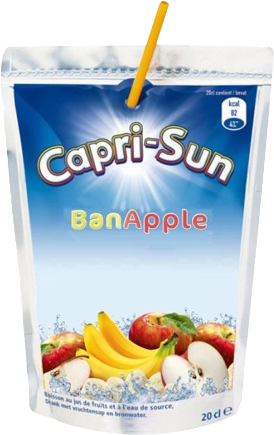Capri-sun Banane Pomme - Capri Sonne (1000x1000), Png Download