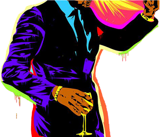 Kanye West Clipart Png - Kanye West Pop Art (640x480), Png Download