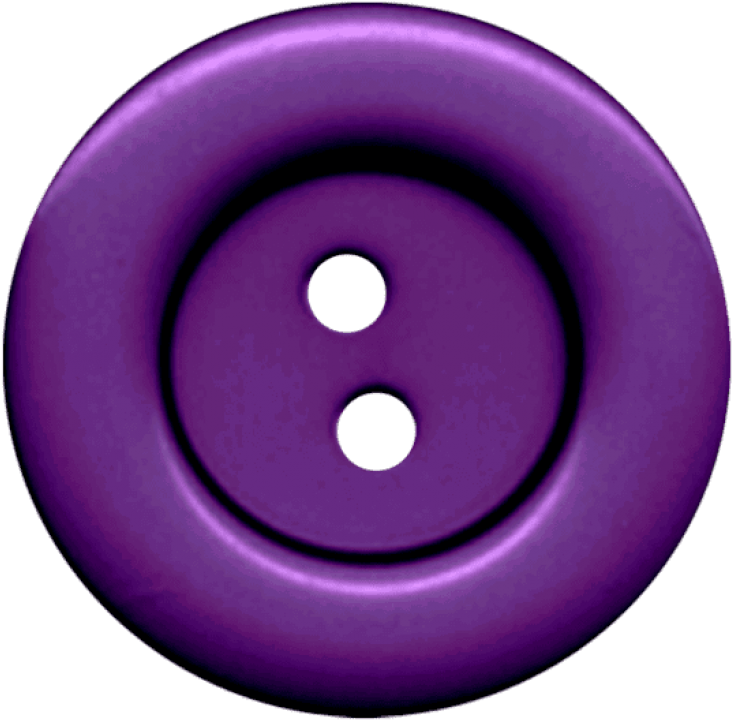 Free Png Purple Cloth Button With 2 Hole Png Images - Circle (850x819), Png Download