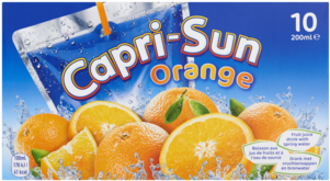 Capri Sun Orange 10 Pack - Capri-sun Orange 10 X 200ml (box (360x360), Png Download