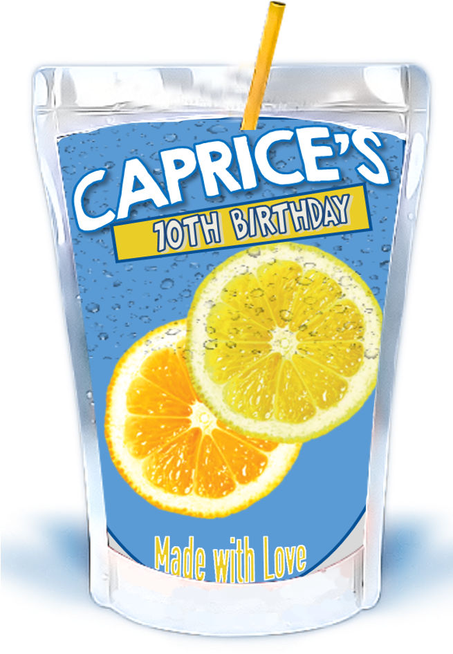 Capri Sun Clipart - Party (654x968), Png Download