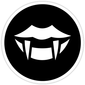 Vampire Fangs Ideology By Ideology Vampire Fangs, Symbols, - Vampire Fangs Ideology (375x360), Png Download