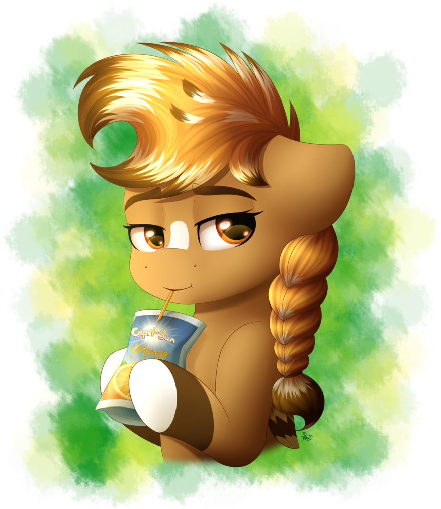 Spirit-dude, Capri Sun, Juice Pouch, Mare Earth Pony, - Artist (887x1024), Png Download