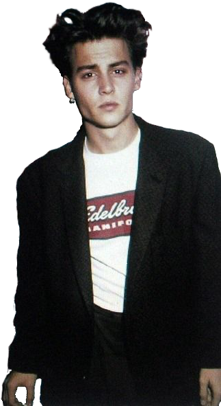 An Awesome Outcome, Which Makes Me Really Wonder If - Johnny Depp At 22 (346x600), Png Download