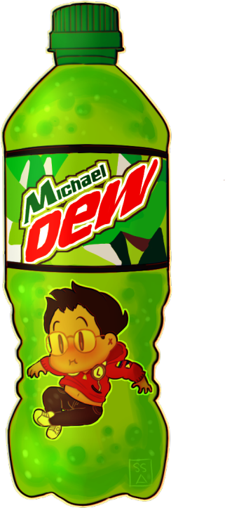 Mountain Dew Bottle Transparent - Red Mountain Dew Be More Chill (409x750), Png Download