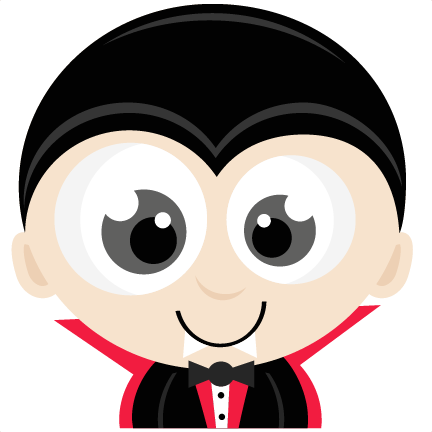 Cool Vampire Clipart Halloween Cute Vampire Clipart - Cute Vampire (432x432), Png Download