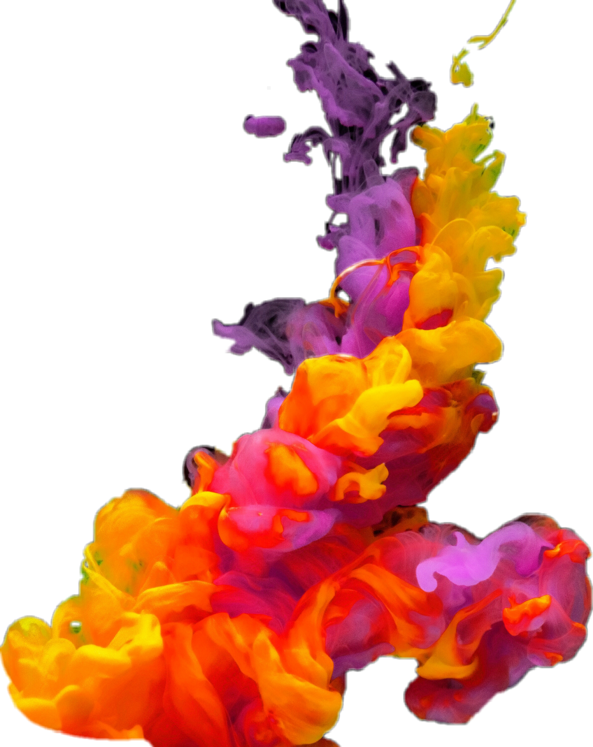 Siren - Colorful Smoke Background (1000x1167), Png Download