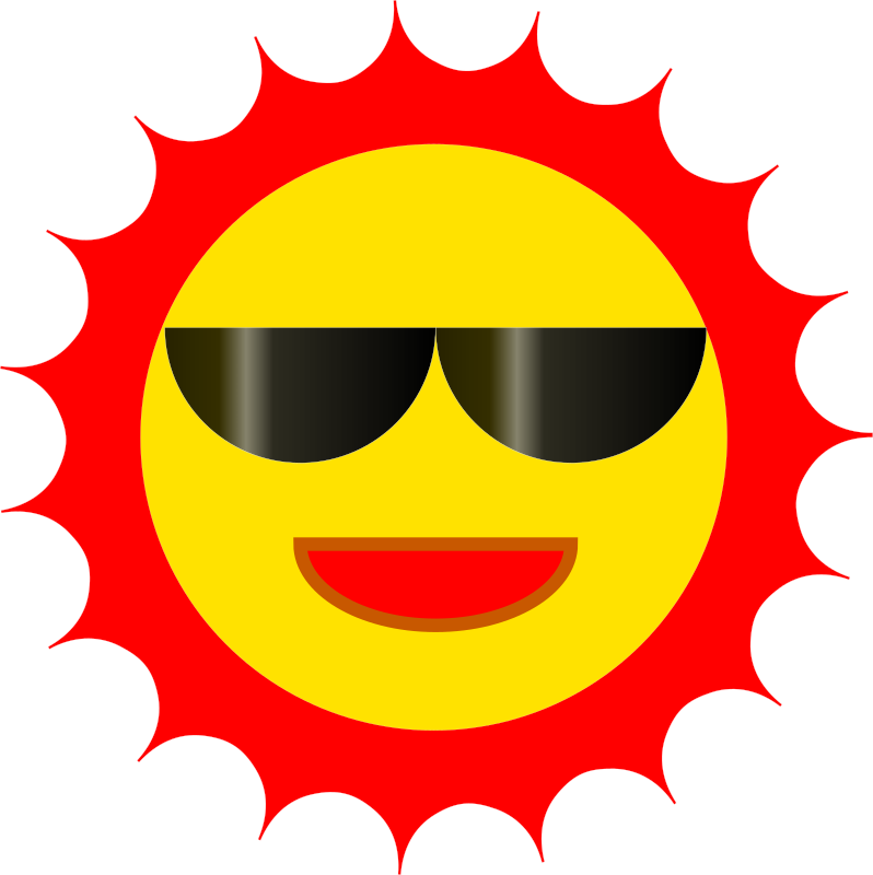 Clipart Sun - Vector Sun Free (798x800), Png Download