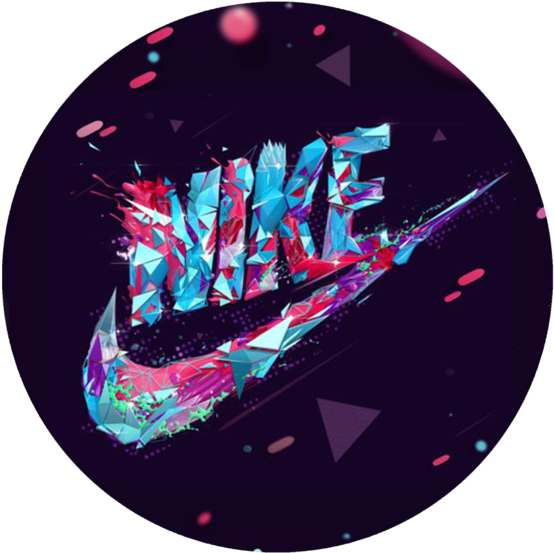 Nike Pop Grip - Nike Logo Art Transparent (580x580), Png Download