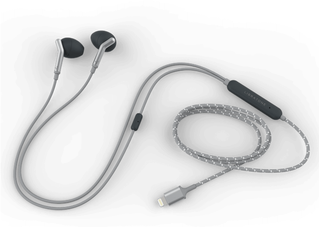 Clip Art Q Adapt In Ear - Libratone Q Adapt In-ear Headphones, Black (640x593), Png Download