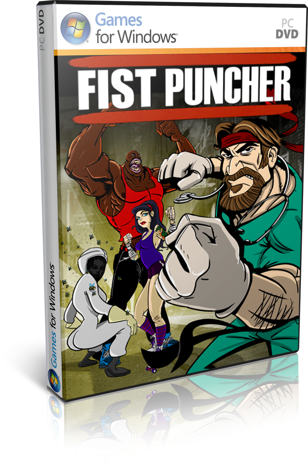 Fist Puncher Clipart Fist Puncher Shank Double Dragon - Fist Puncher (634x950), Png Download