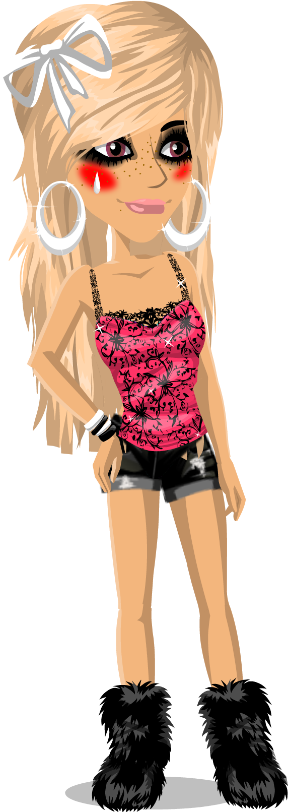 Non Vip Look That Is Very Cute Outfit Ideas, Movie - Moviestarplanet Cute Non Vip Outfits (628x1616), Png Download