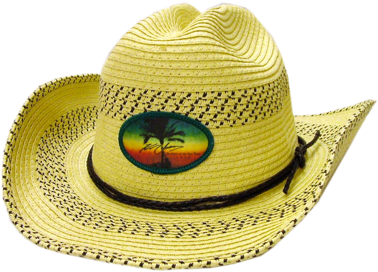 Kenny Chesney 2012 Straw Hat - Fedora (800x800), Png Download