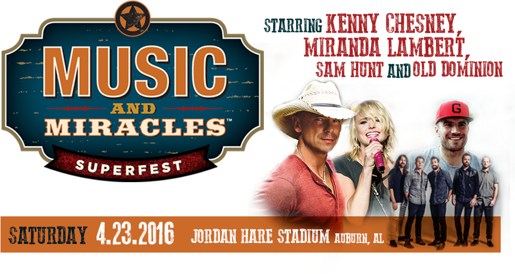 Music And Miracles Superfest - Music (1402x546), Png Download