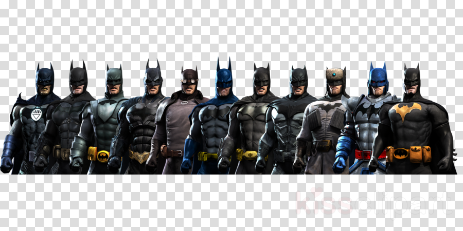 Batsuit Ideas Clipart Batman - All Batsuits Arkham Knight (900x450), Png Download