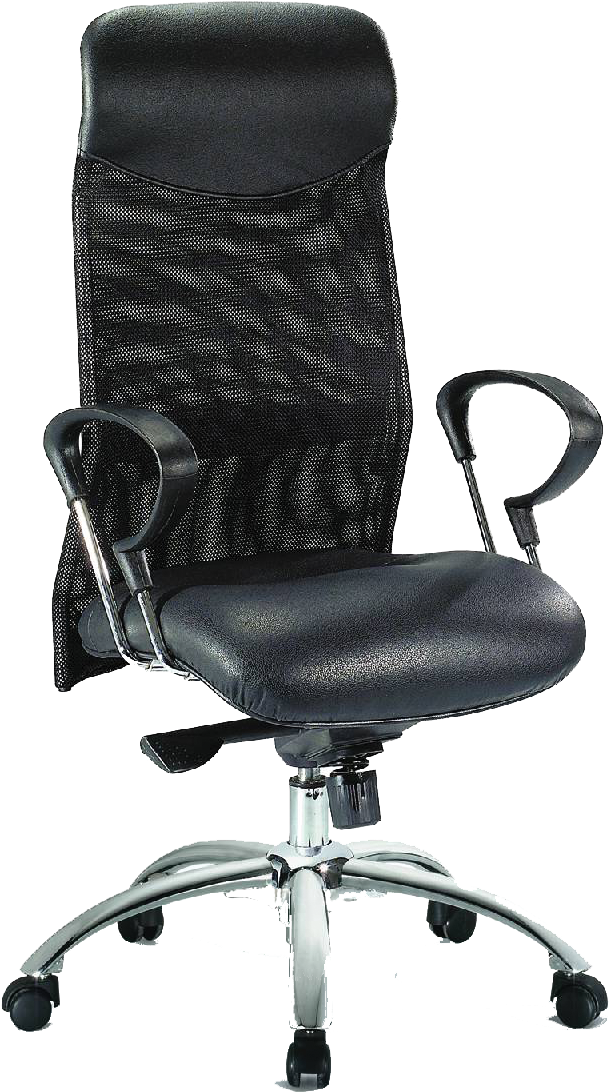 Executive Net Chair, A039f , Black (818x1212), Png Download