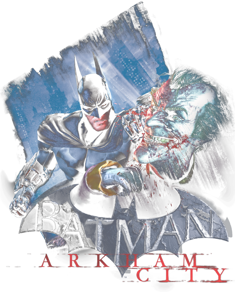 Arkham Jokes On You Women's T-shirt - Batman: Arkham City: Armoured Edition (wiiu) (800x1004), Png Download