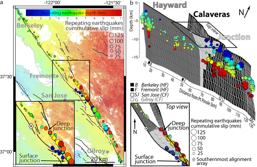 The Hayward And Calaveras Faults, Two Strike-slip Faults - San Andreas Fault Impact Zone (900x583), Png Download