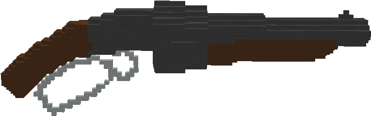 Secondary •pistol - Minecraft Gun No Background (874x396), Png Download