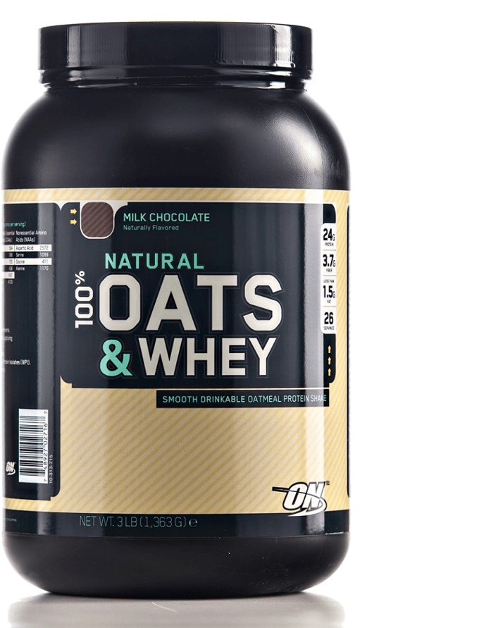 Optimum Nutrition Natural Oats And Whey - Optimum Nutrition - Milk Chocolate Natural 100% Oats (900x900), Png Download
