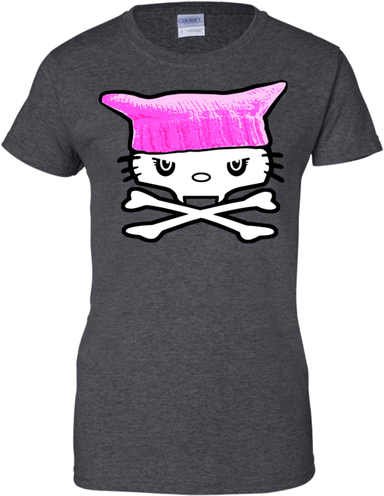 Pussy Hat Cat Skull T Shirt & Hoodie - Customcat Bnukcostume You Don't Have To Floss All Of (1024x1024), Png Download