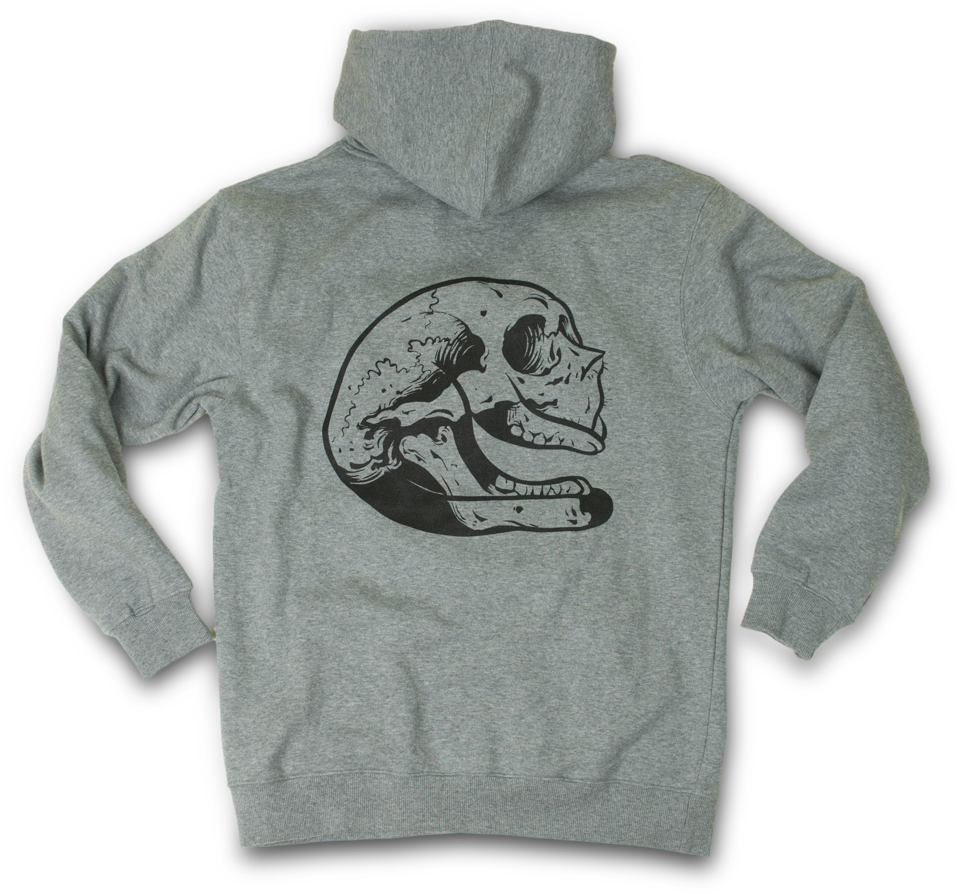 Black Skull Cat Hoodie - Cat (1000x1000), Png Download