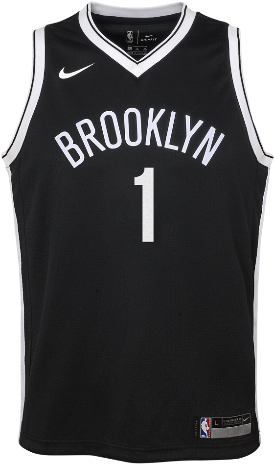 D'angelo Russell Brooklyn Nets Nike Icon Edition Swingman - Brooklyn Nets Nike Icon Swingman Jersey - Jeremy Lin (1000x1000), Png Download