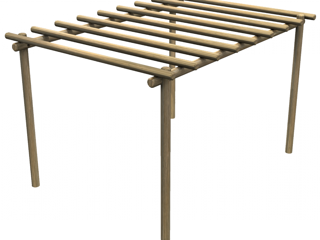 Std Pergola 4m X 3m - Pergola 4m X 4m (1024x768), Png Download