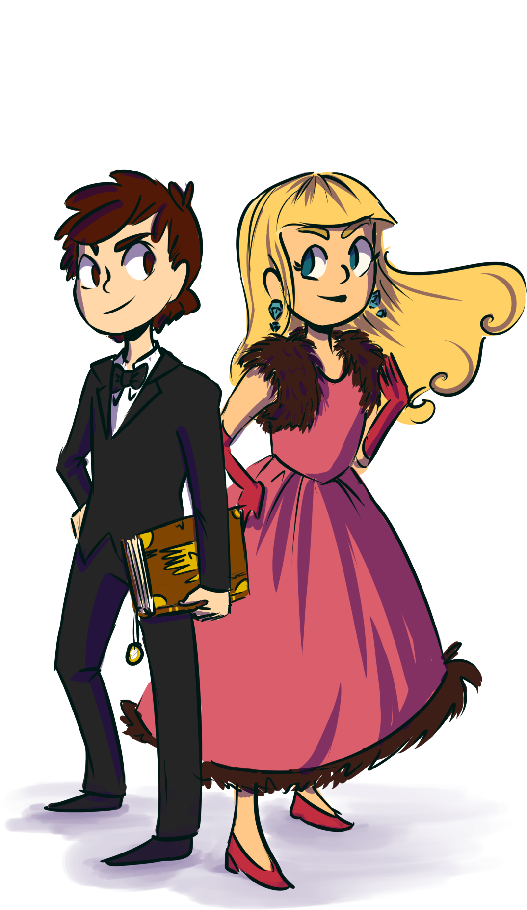 Dipper X Pacifica La Cabaña Del Misterio, Gravity Falls - Dipper X Pacifica Fanart (1214x1920), Png Download
