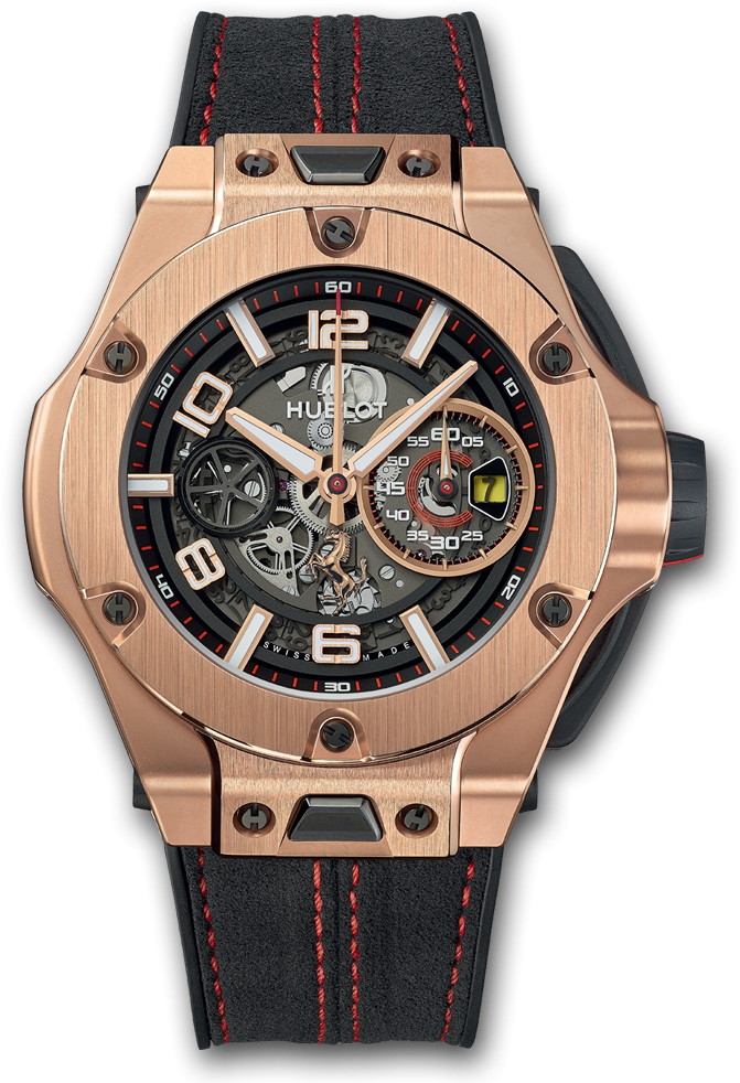 Big Bang Ferrari Unico King Gold - Hublot Big Bang Ferrari Unico Magic Gold (1000x1000), Png Download