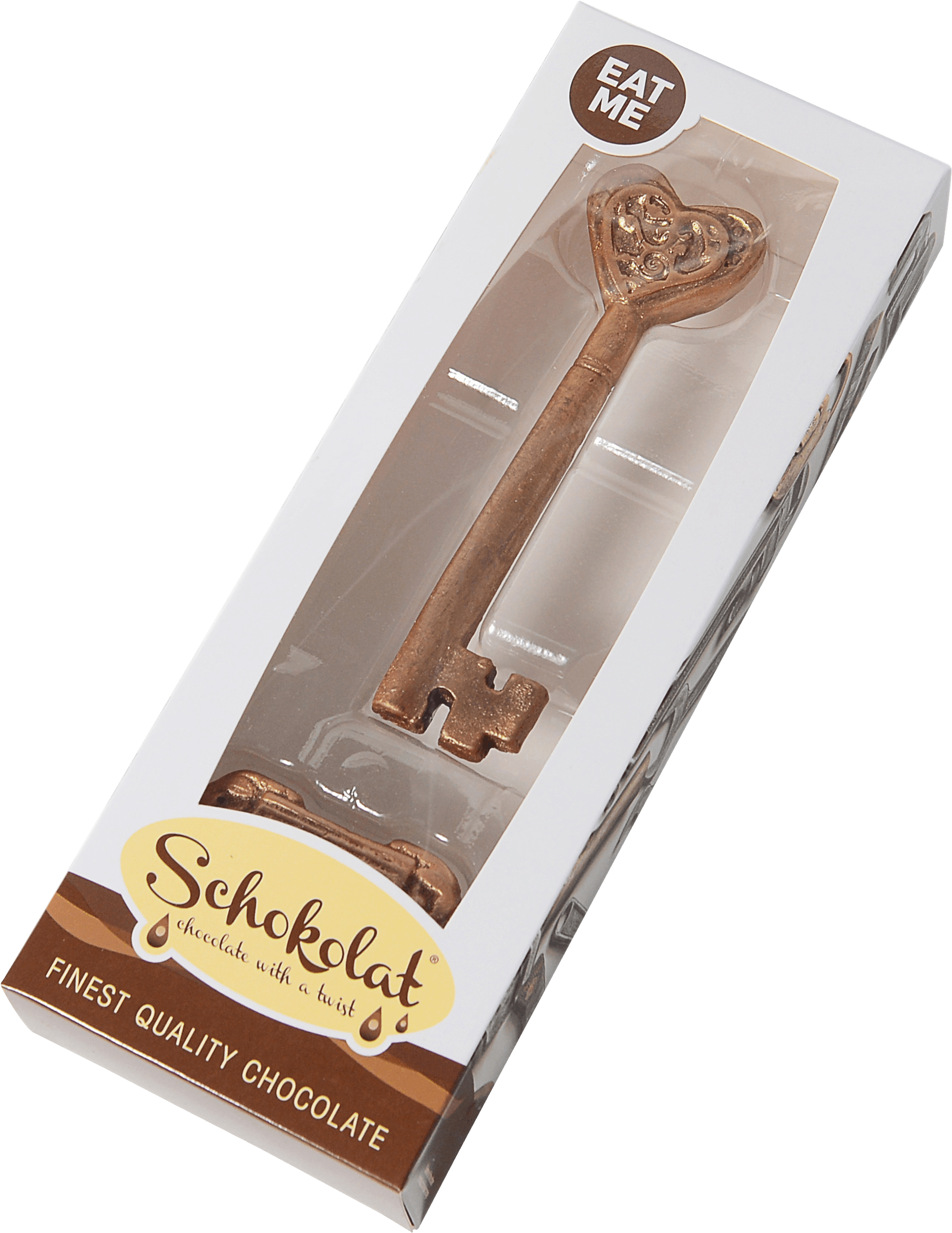 Chocolate Heart Key & Escutcheon - Schokolat Chocolate Horse Shoe (2400x2400), Png Download