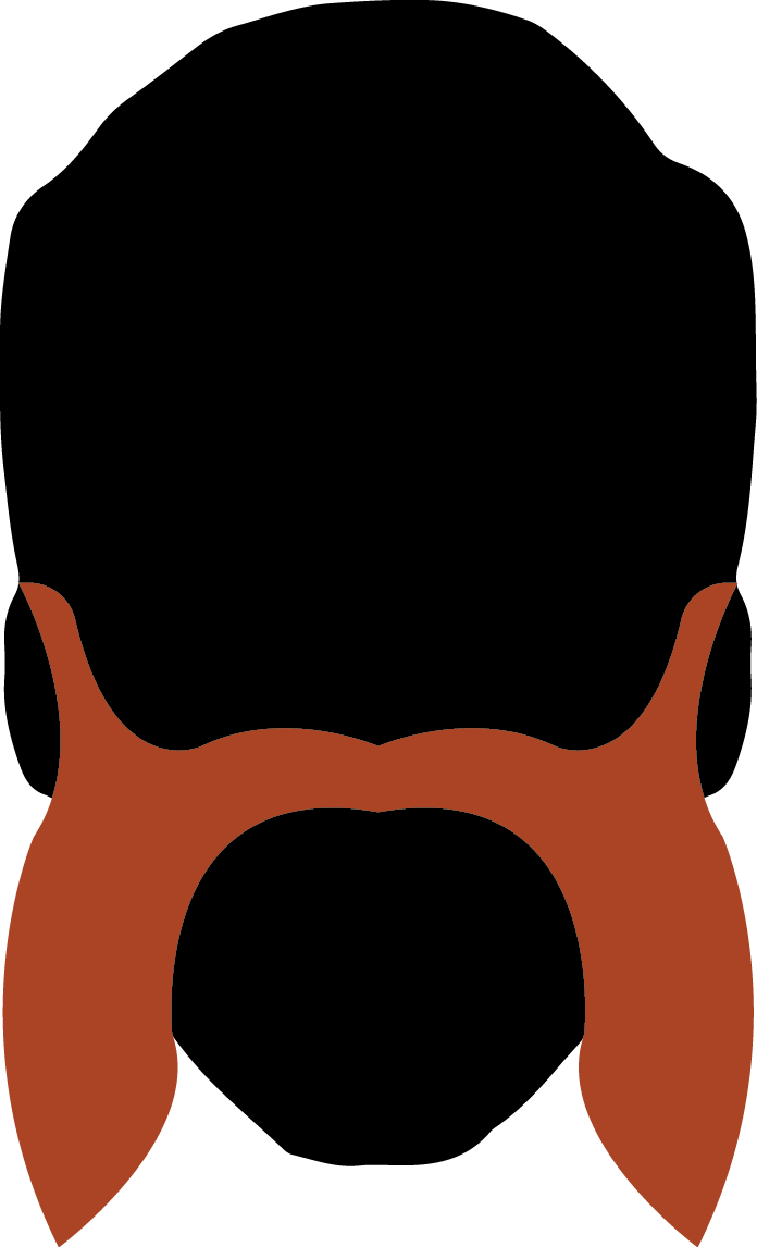 Sideburns Natural - - Sideburns (696x1146), Png Download