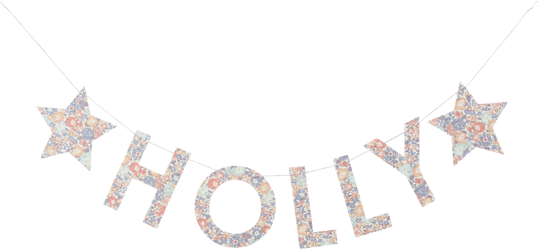 Little Cloud Garland Liberty Michelle Liberty Garland - Vector Graphics (2048x2034), Png Download